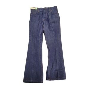 VTG Kmart Sanforized Jeans Men's 32x31 Bootcut Flared Bellbottom Dark Wash New